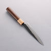 Seisuke Shitan Blue Super Hammered Kurouchi Petty-Utility 135mm Shitan Handle - Japannywholesale