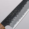 Seisuke Shitan Blue Super Hammered Kurouchi Petty-Utility 135mm Shitan Handle - Japannywholesale