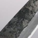 Seisuke Kurumi Blue Steel Kurouchi Santoku 165mm Walnut (With Double Red Pakka wood) Handle - Japannywholesale