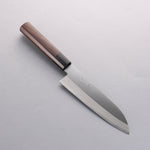 Seisuke Blue Super Kasumitogi Santoku 165mm Shitan Handle - Japannywholesale