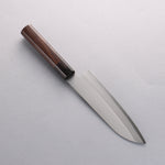 Seisuke Blue Super Kasumitogi Santoku 165mm Shitan Handle - Japannywholesale