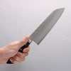 Seisuke VG10 Damascus Santoku 165mm Black Pakka wood Handle - Japannywholesale