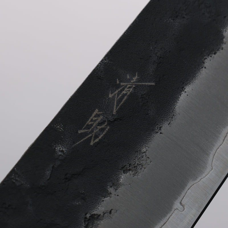 Seisuke Blue Super Black Nashiji Bunka 170mm Rosewood (Ferrule: White Pakka Wood) Handle - Japannywholesale