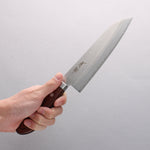 Seisuke VG1 Kasumitogi Santoku 165mm Mahogany Handle - Japannywholesale