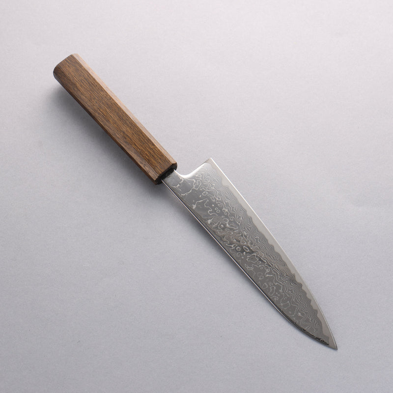 Seisuke VG10 Mirrored Finish Damascus Gyuto 180mm Oak Handle - Japannywholesale