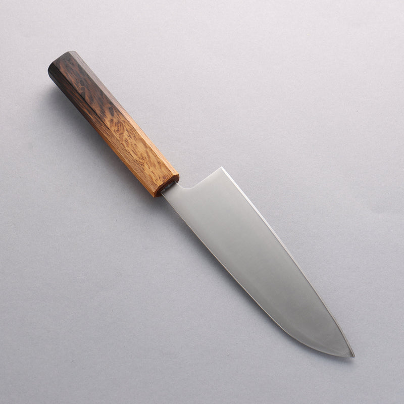 Seisuke AUS8 Coreless Santoku 180mm Burnt Oak Handle - Japannywholesale