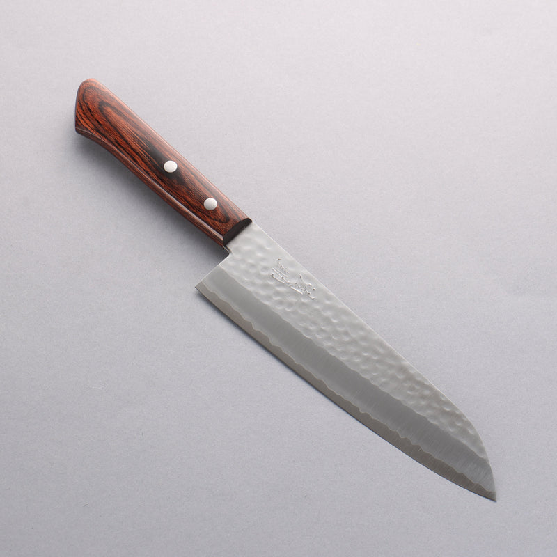 Seisuke VG1 Hammered Gyuto 180mm Mahogany Handle - Japannywholesale