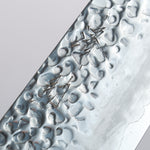 Seisuke Silver Steel No.3 Hammered Santoku 180mm Walnut (With Double Black Pakka wood) Handle - Japannywholesale