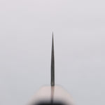 Seisuke Silver Steel No.3 Hammered Santoku 180mm Walnut (With Double Black Pakka wood) Handle - Japannywholesale
