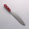 Seisuke VG10 33 Layer Mirrored Finish Damascus Santoku 180mm Red Pakka wood Handle - Japannywholesale