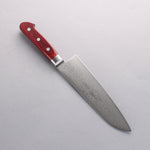 Seisuke VG10 33 Layer Mirrored Finish Damascus Santoku 180mm Red Pakka wood Handle - Japannywholesale