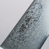 Seisuke VG10 33 Layer Mirrored Finish Damascus Santoku 180mm Red Pakka wood Handle - Japannywholesale