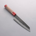 Seisuke Kurumi Blue Steel Kurouchi Bunka 180mm Walnut(With Double Red Pakka wood) Handle - Japannywholesale