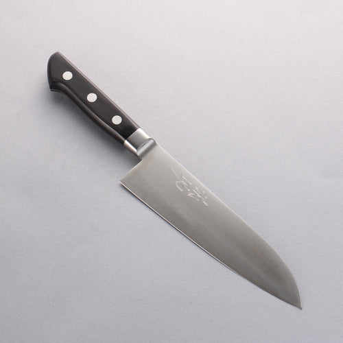 Seisuke VG1 Santoku 180mm Black Pakka wood Handle - Japannywholesale