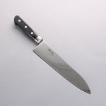 Seisuke Nami AUS10 Mirrored Finish Damascus Gyuto 210mm Black Pakka wood Handle - Japannywholesale