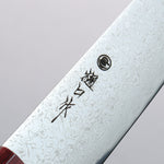 Higuchi SG2 Damascus Kiritsuke Santoku 180mm Red Pakka wood Handle - Japannywholesale