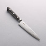 Seisuke VG10 8 Layer Damascus Migaki Finished Petty-Utility 135mm Black Pakka wood Handle - Japannywholesale