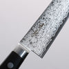 Seisuke VG10 8 Layer Damascus Migaki Finished Petty-Utility 135mm Black Pakka wood Handle - Japannywholesale