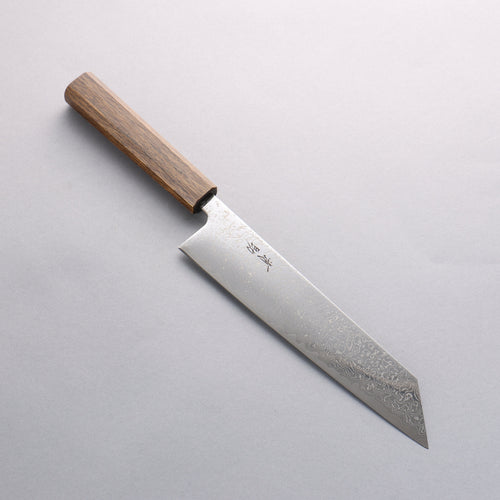 Seisuke VG10 Mirrored Finish Damascus Kiritsuke 210mm Oak Handle - Japannywholesale