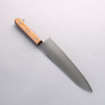 Seisuke SLD Migaki Polish Finish Gyuto 210mm Light Brown Pakka wood Handle - Japannywholesale