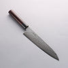 Seisuke Sumi VG10 16 Layer Hammered Damascus Gyuto 210mm Shitan Handle - Japannywholesale