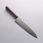 Seisuke Sumi VG10 16 Layer Hammered Damascus Gyuto 210mm Shitan Handle - Japannywholesale
