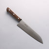 Seisuke SLD Migaki Polish Finish Santoku 180mm Brown Pakka wood Handle - Japannywholesale