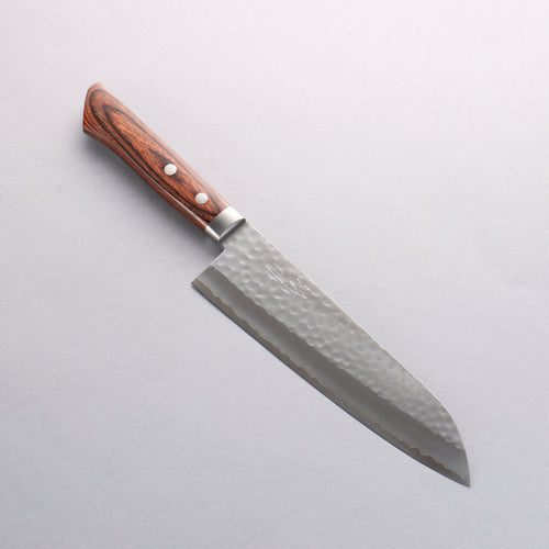 Seisuke VG1 Hammered Gyuto 180mm Mahogany Handle - Japannywholesale