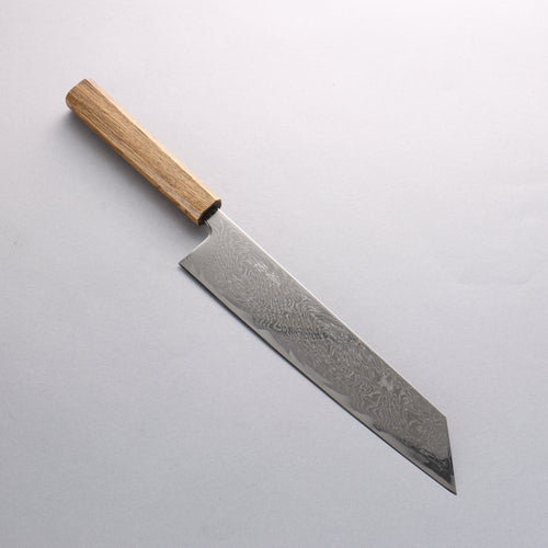 Seisuke Nami AUS10 Mirrored Finish Damascus Kiritsuke 240mm Oak Handle - Japannywholesale