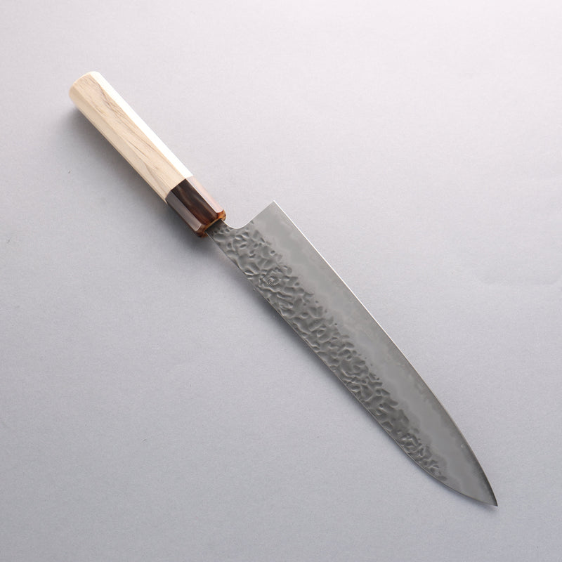 Seisuke Kumo White Steel No.1 Hammered Gyuto 240mm Magnolia Handle - Japannywholesale