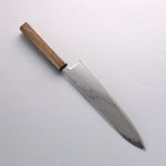 Seisuke VG10 Mirrored Finish Damascus Gyuto 240mm Oak Handle - Japannywholesale