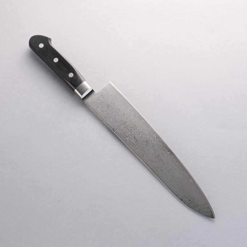 Seisuke VG10 33 Layer Damascus Gyuto 240mm Black Pakka wood Handle - Japannywholesale