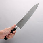 Seisuke VG10 33 Layer Damascus Gyuto 240mm Black Pakka wood Handle - Japannywholesale