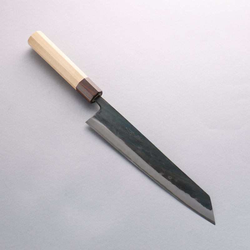 Seisuke Blue Super Black Finished Kiritsuke Gyuto 240mm Magnolia (Ferrule: Ebony) Handle - Japannywholesale