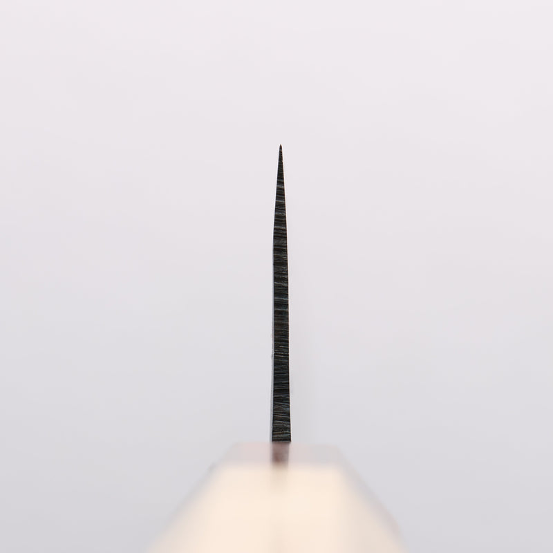 Seisuke Blue Super Black Finished Kiritsuke Gyuto 240mm Magnolia (Ferrule: Ebony) Handle - Japannywholesale