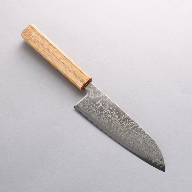 Seisuke SLD 49 Layer Damascus Santoku 165mm Oak Handle - Japannywholesale