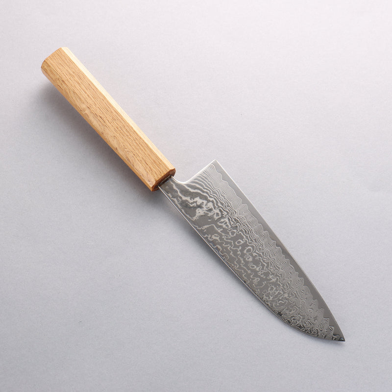 Seisuke SLD 49 Layer Damascus Santoku 165mm Oak Handle - Japannywholesale