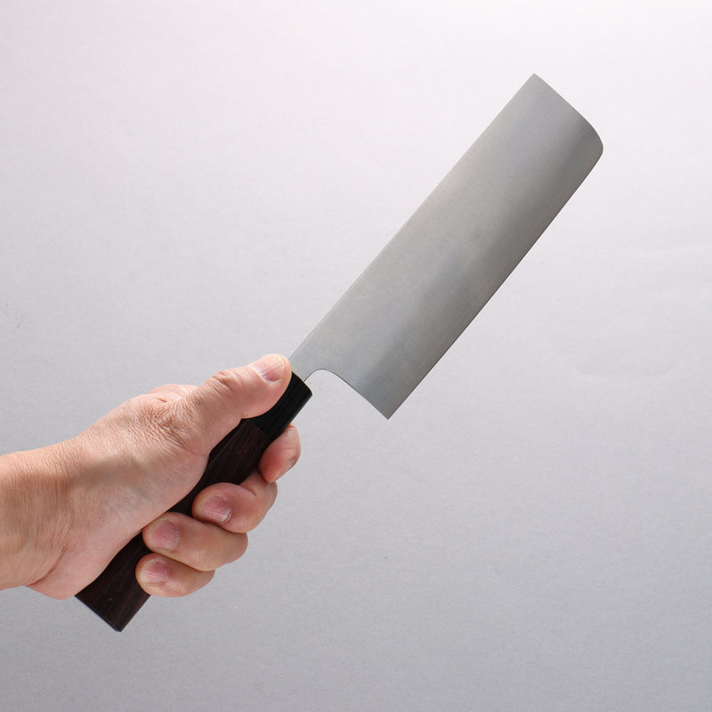 Shungo Ogata SG2 Migaki Finished Nakiri 170mm Rosewood Handle - Japannywholesale