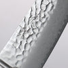 Seisuke VG10 33 Layer Hammered Damascus Santoku 170mm Mahogany Handle - Japannywholesale