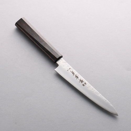 Sakai Takayuki VG10 Nashiji Petty-Utility 150mm Ebony Wood Handle - Japannywholesale