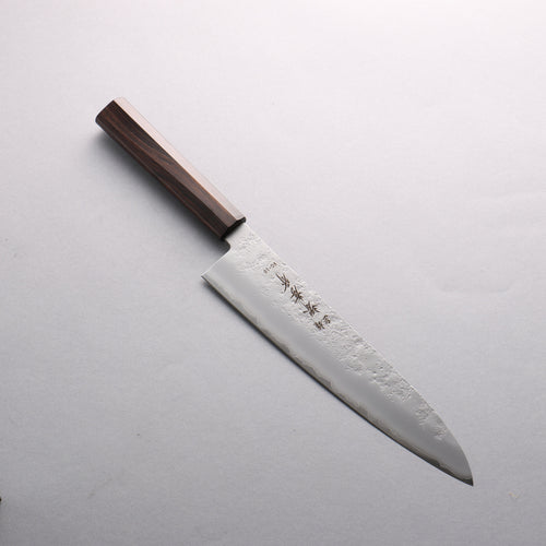 Sakai Takayuki VG10 Nashiji Gyuto 240mm Ebony Wood Handle - Japannywholesale