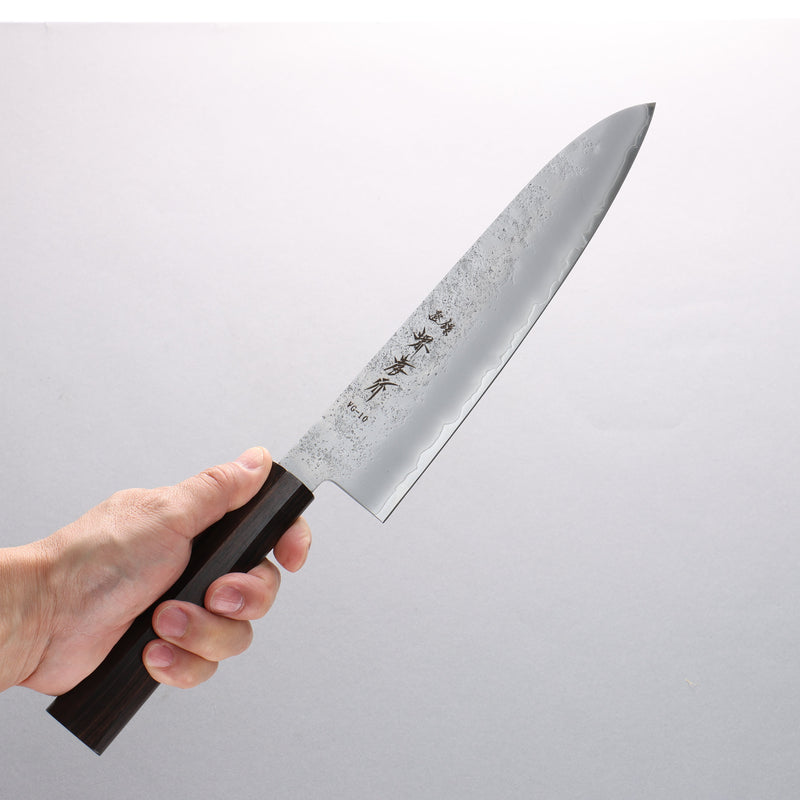 Sakai Takayuki VG10 Nashiji Gyuto 240mm Ebony Wood Handle - Japannywholesale