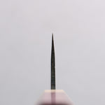 Seisuke Blue Super Black Finished Bunka 180mm Purpleheart (Ferrule: Oak) Handle - Japannywholesale