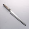 Sakai Takayuki Byakko White Steel No.1 Kiritsuke Yanagiba 300mm Stabilized wood Handle with Sheath - Japannywholesale