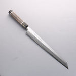 Sakai Takayuki Byakko White Steel No.1 Kiritsuke Yanagiba 300mm Stabilized wood Handle with Sheath - Japannywholesale