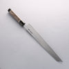 Sakai Takayuki Byakko White Steel No.1 Kiritsuke Yanagiba 300mm Stabilized wood Handle with Sheath - Japannywholesale