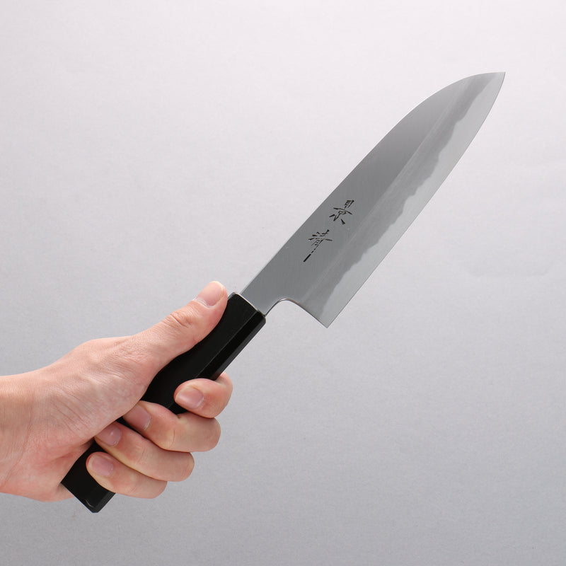 Kagekiyo White Steel Santoku 165mm Lacquered (Magnolia) Handle - Japannywholesale