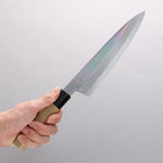 Choyo Blue Steel No.1 Mirrored Finish Gyuto - Japannywholesale