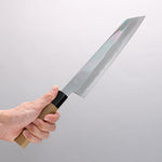 Choyo Blue Steel No.1 Mirrored Finish Kiritsuke Gyuto - Japannywholesale