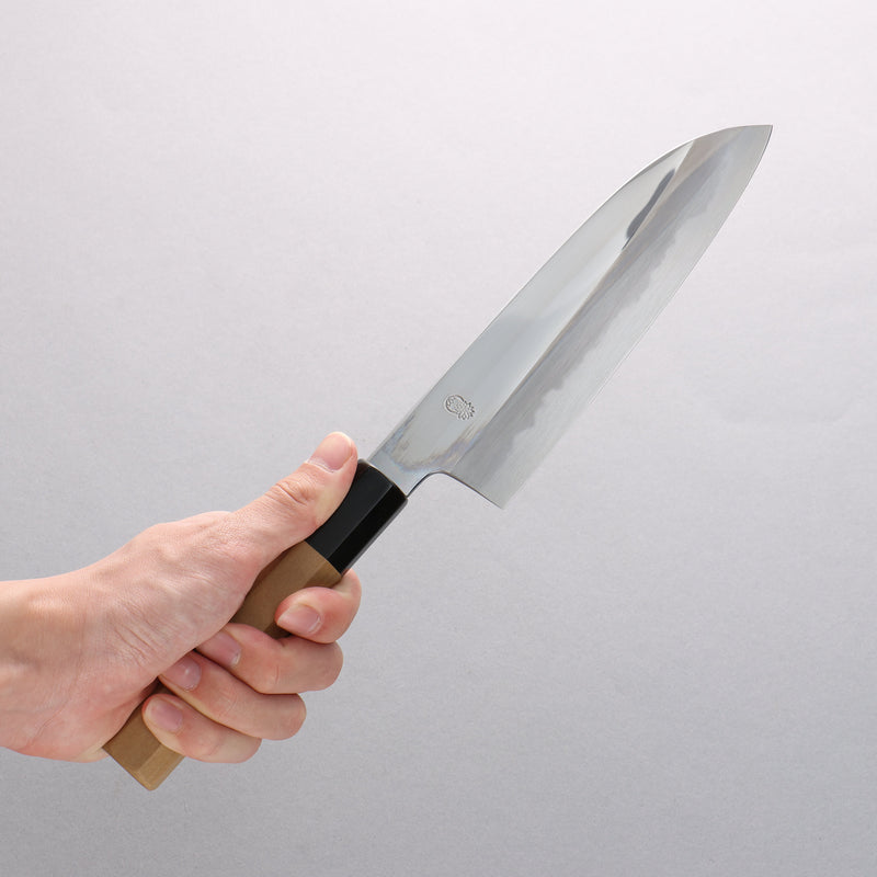 Choyo Blue Steel No.1 Mirrored Finish Santoku 180mm - Japannywholesale